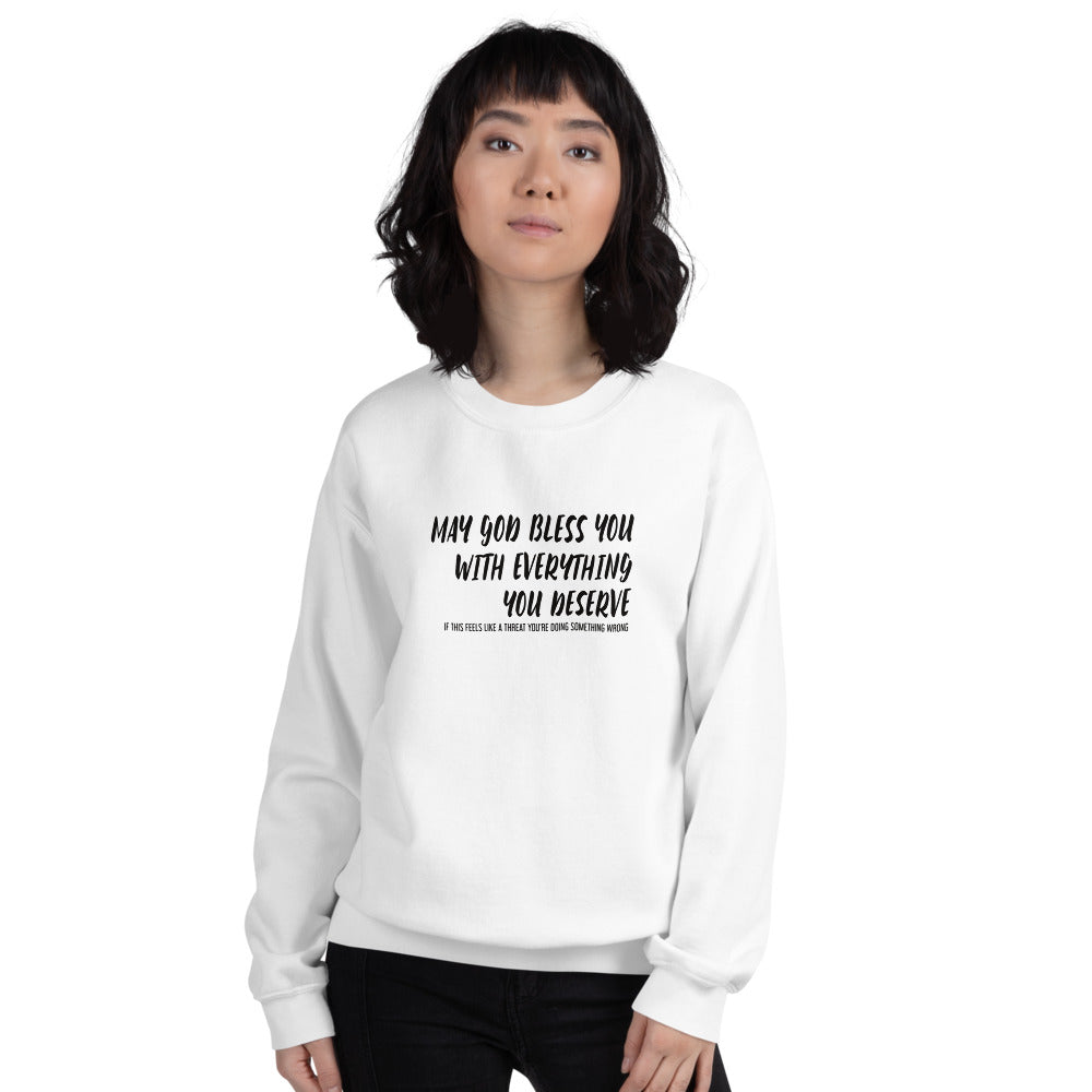 May God Bless You - Bold - Unisex Sweatshirt