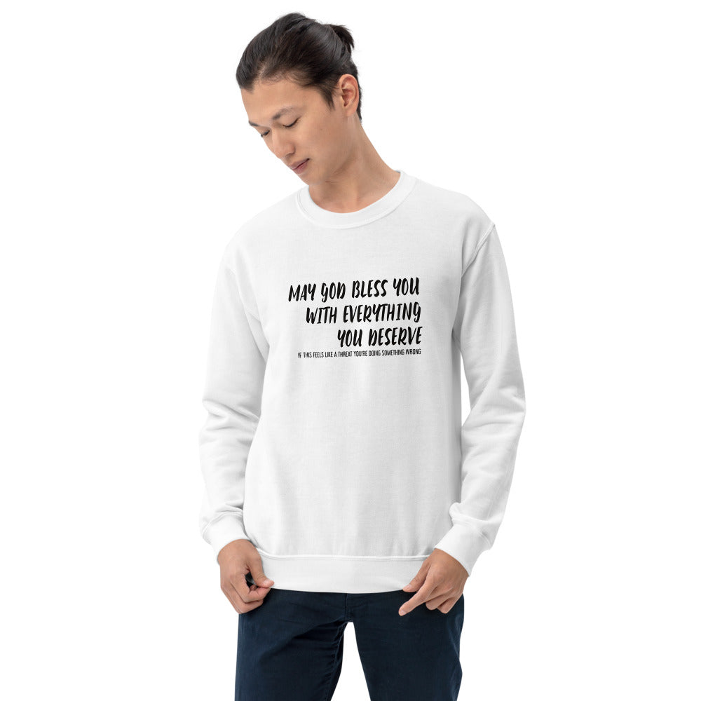 May God Bless You - Bold - Unisex Sweatshirt