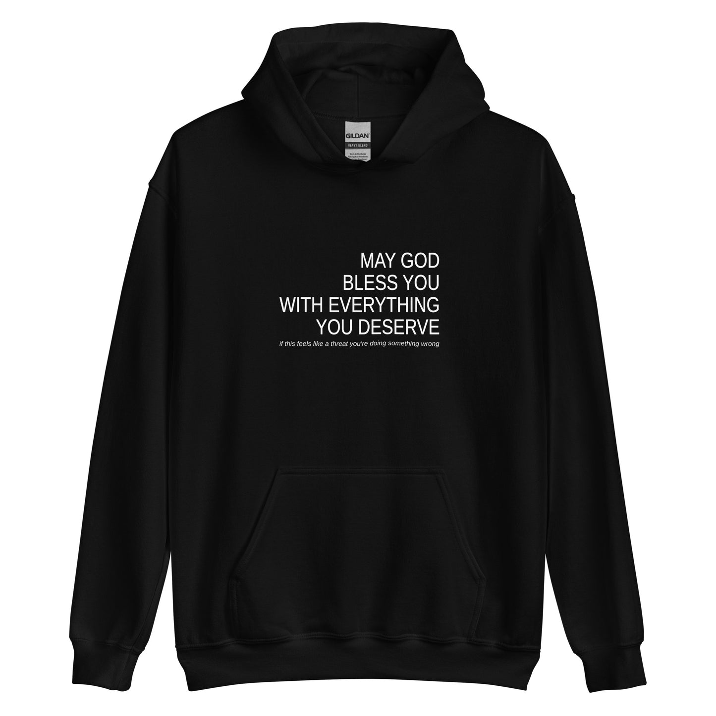 May God Bless You - B&W - Unisex Hoodie