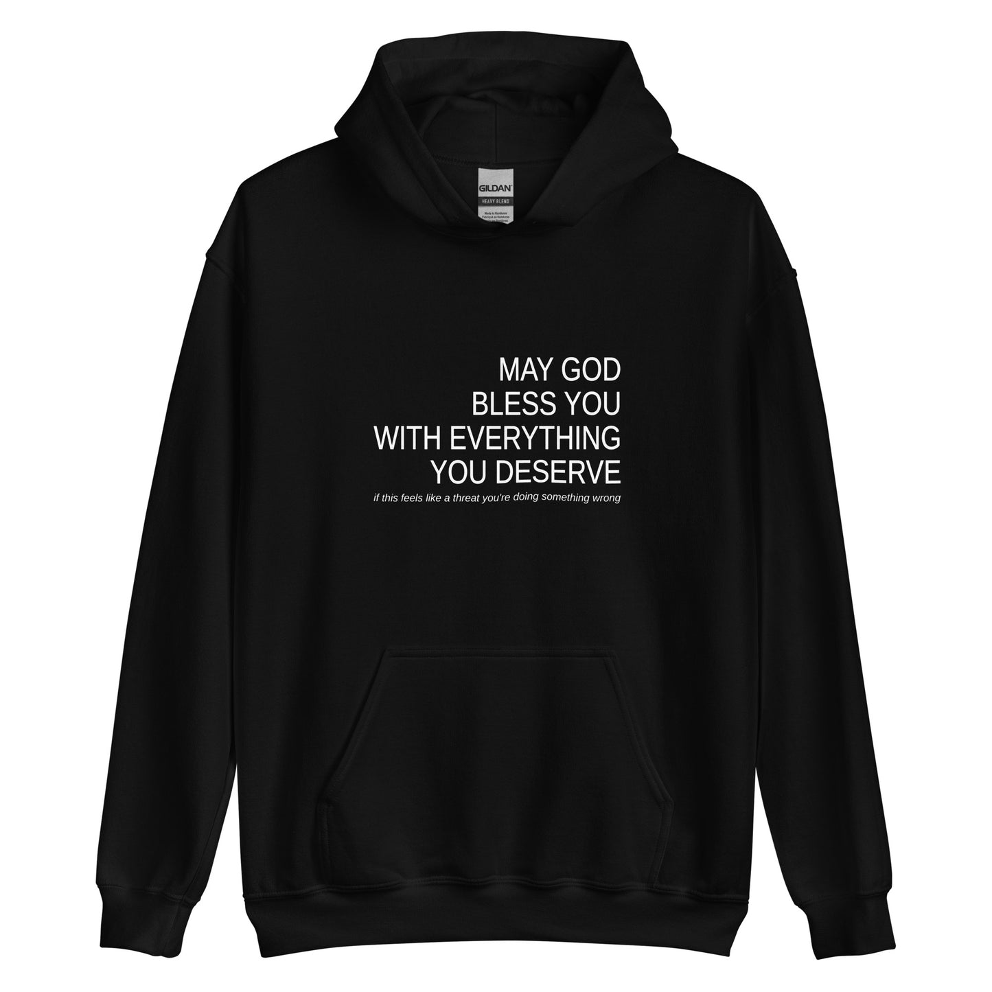 May God Bless You - B&W - Unisex Hoodie