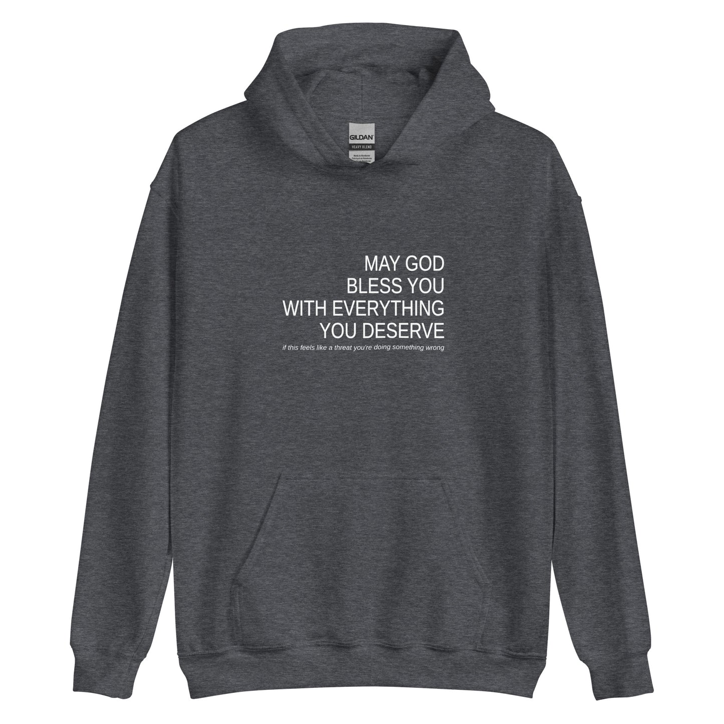 May God Bless You - B&W - Unisex Hoodie