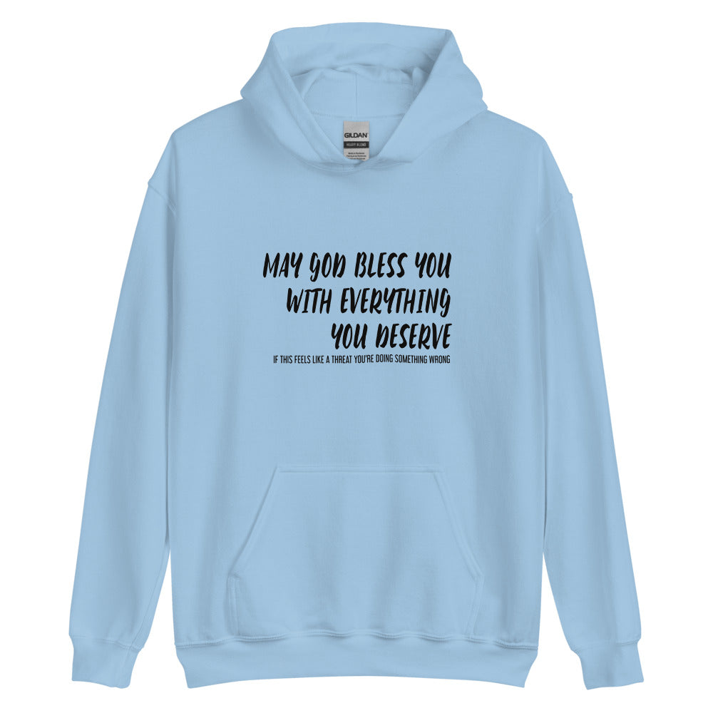 May God Bless You - Bold - Unisex Hoodie