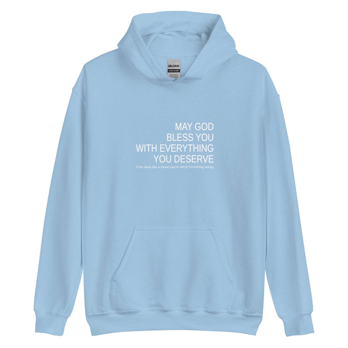 May God Bless You - B&W - Unisex Hoodie