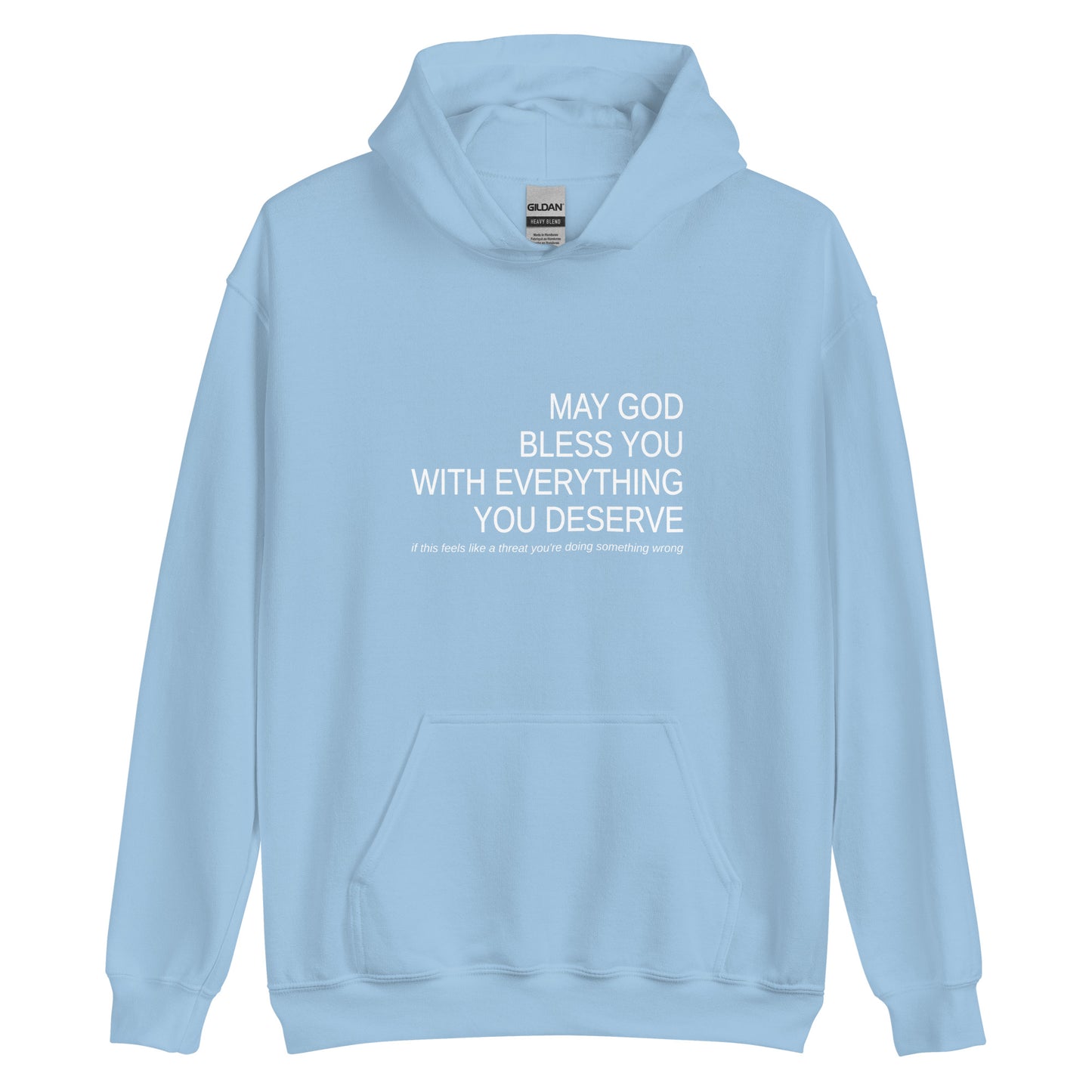 May God Bless You - B&W - Unisex Hoodie