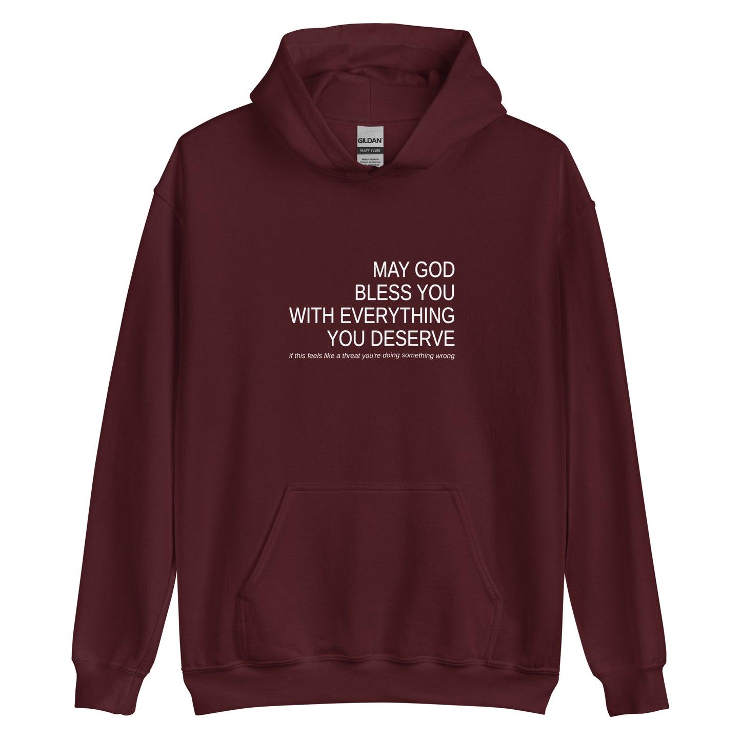 May God Bless You - B&W - Unisex Hoodie