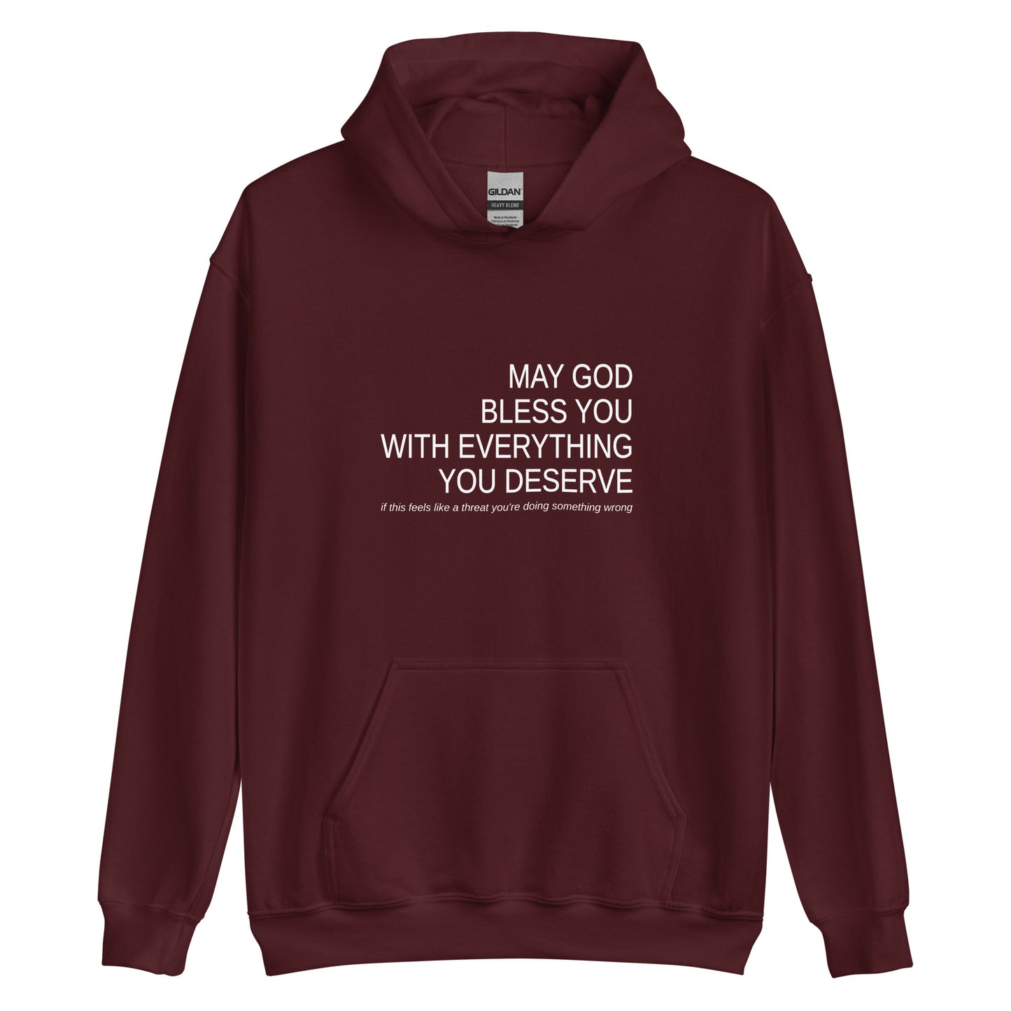 May God Bless You - B&W - Unisex Hoodie