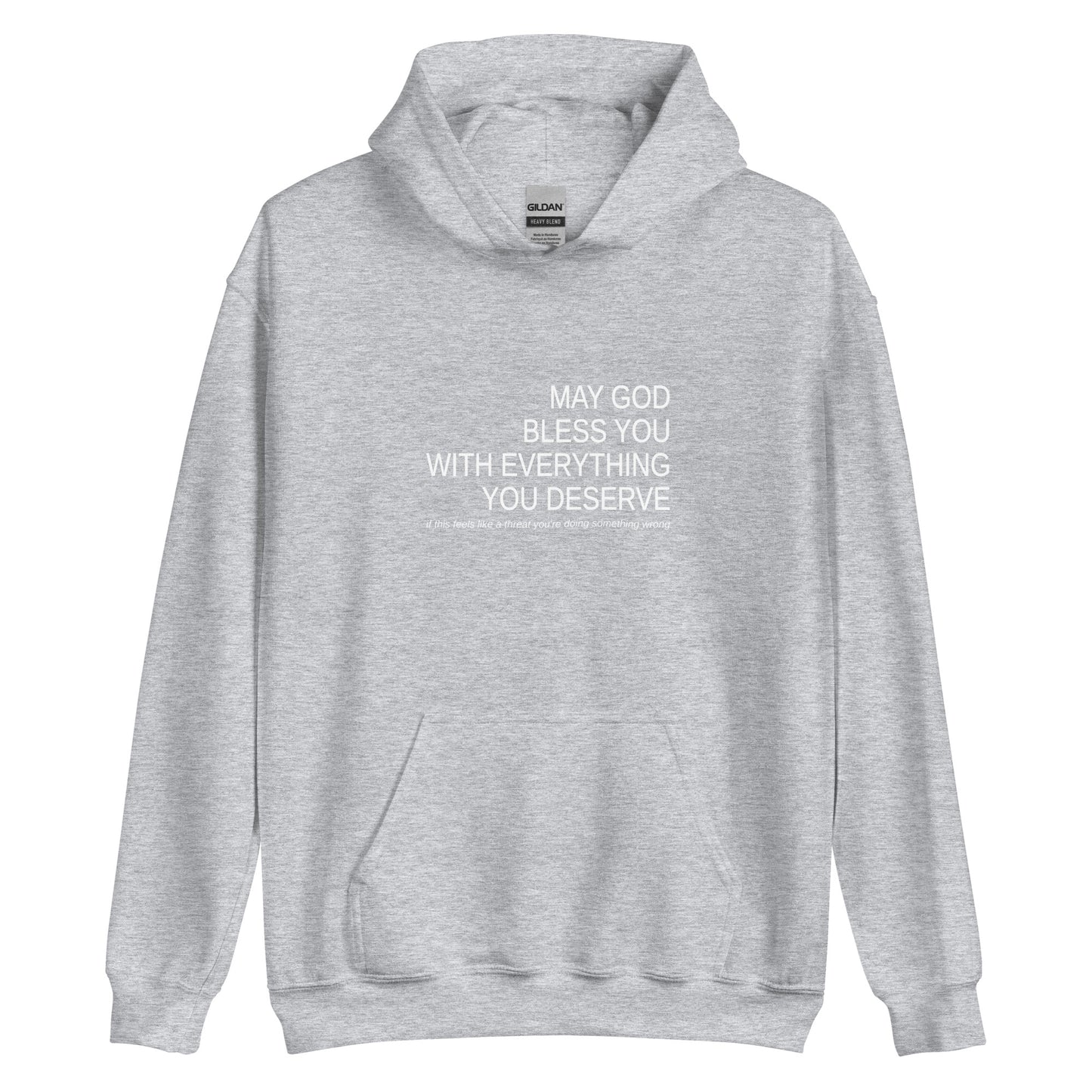 May God Bless You - B&W - Unisex Hoodie