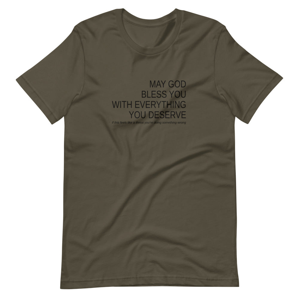 May God Bless You - Short-Sleeve Unisex T-Shirt