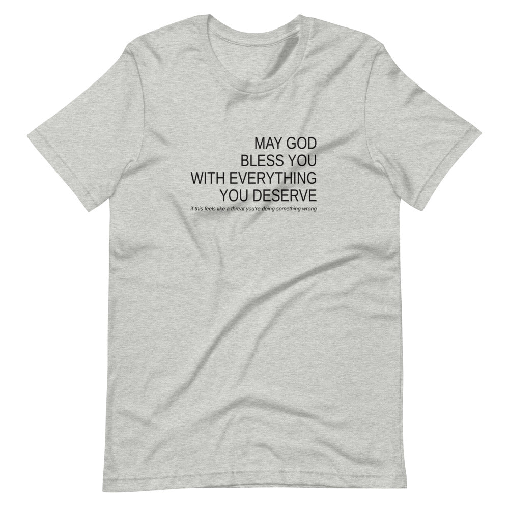 May God Bless You - Short-Sleeve Unisex T-Shirt