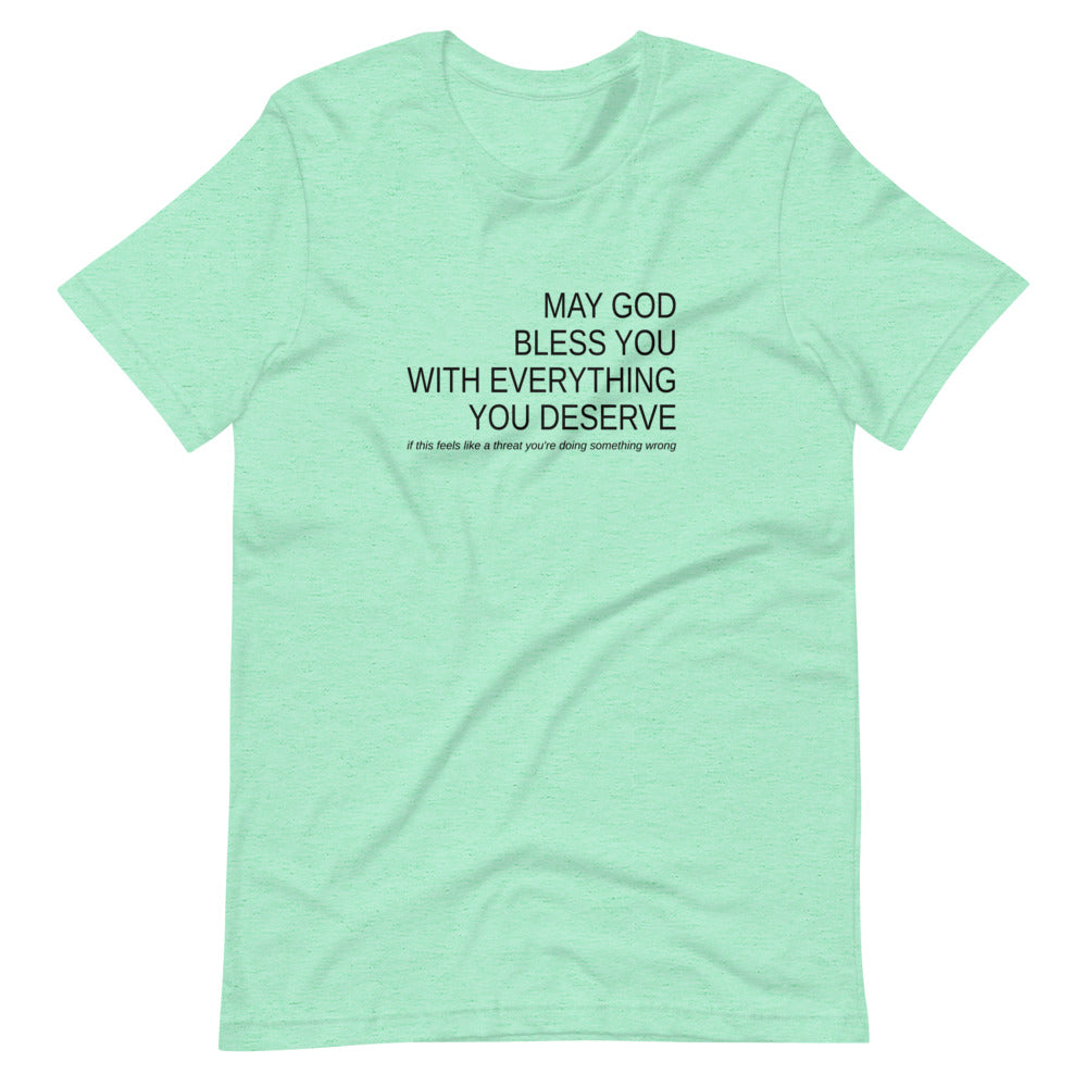 May God Bless You - Short-Sleeve Unisex T-Shirt