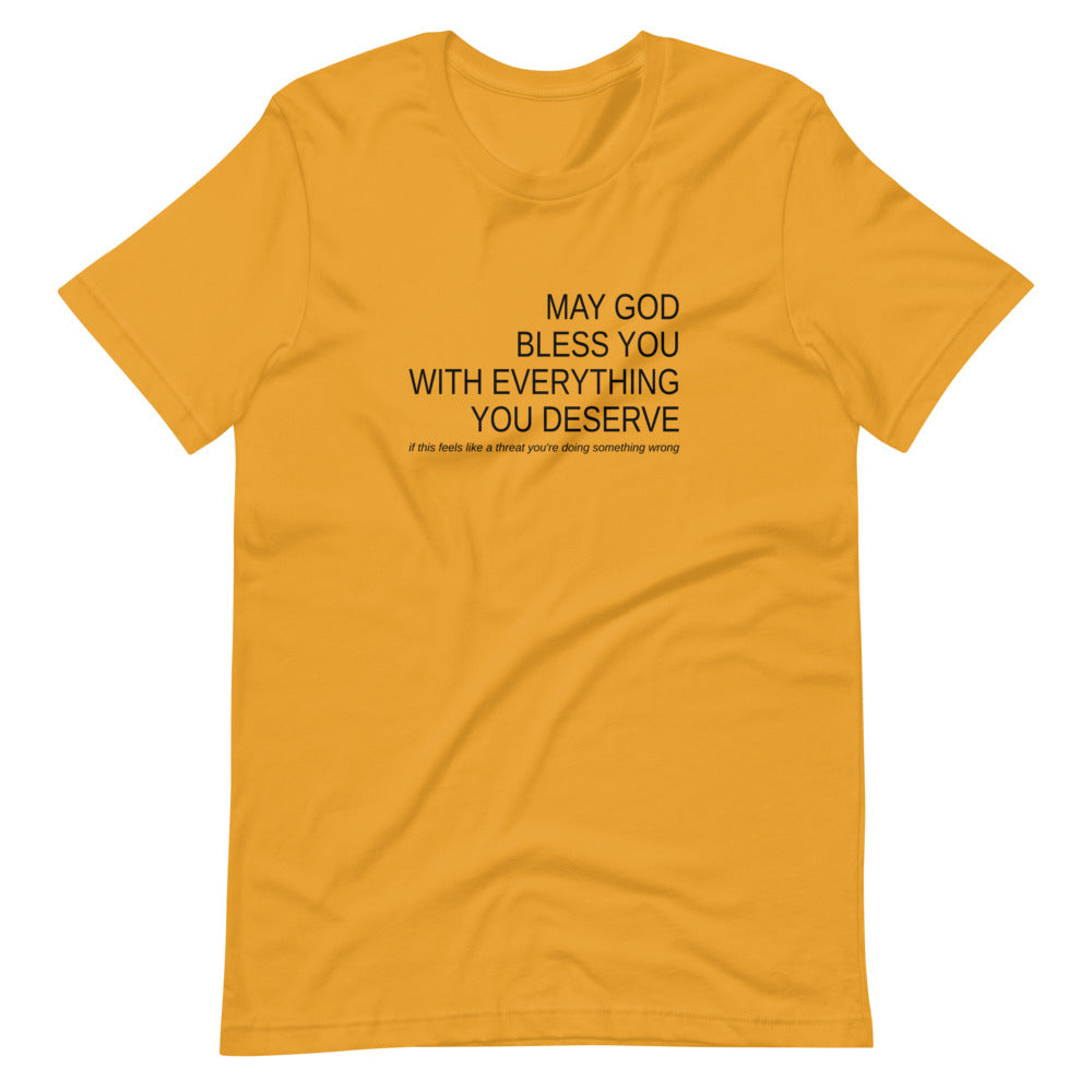 May God Bless You - Short-Sleeve Unisex T-Shirt