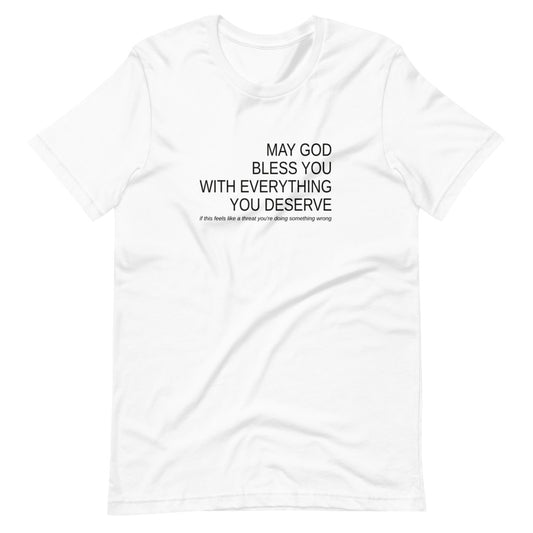 May God Bless You - Short-Sleeve Unisex T-Shirt