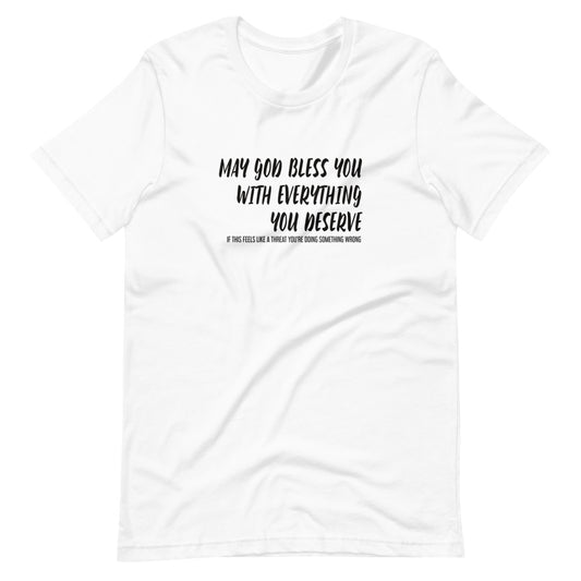 May God Bless You - Bold - Short-Sleeve Unisex T-Shirt