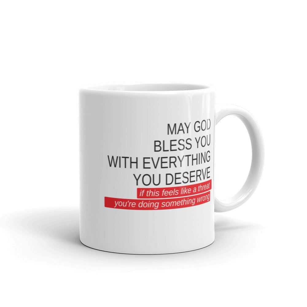 May God Bless You Red Mug