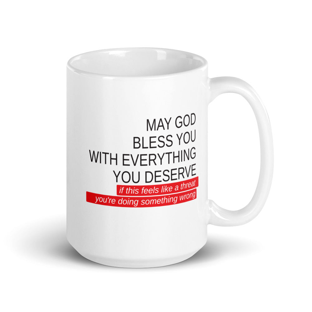 May God Bless You Red Mug